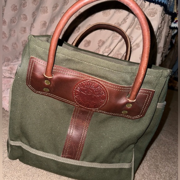 Duluth Trading • Leather Canvas bag XL - Picture 2 of 4